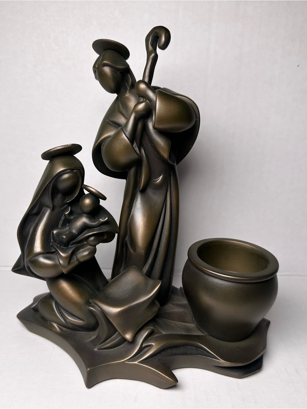 PartyLite "Holy Night" Nativity Scene Tealight Candle Holder-Item model P8262